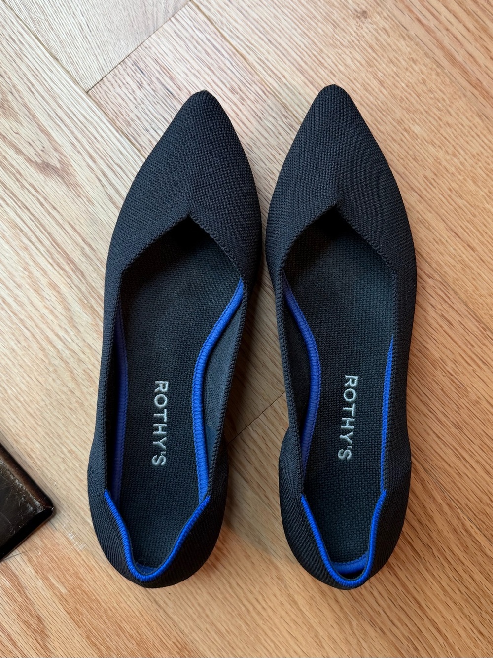 Rothy’s The Point II Black Pointed Toe Flats Women’s 8.5 Washable - Picture 3 of 8